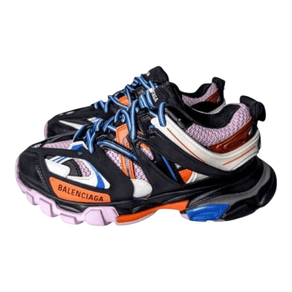 BALENCIAGA Track Trainers 'Black Orange' Size W9/M7 - Picture 3 of 16